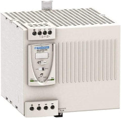 Schneider Electric - 480 Watt, 20 Amp, 100 to 120 VAC, 200 to 240 VAC Input, 24 VDC Output, DIN Rail Power Supply - Screw Connection, 165mm Wide x 155mm Deep x 143mm High, 88-100% Efficiency, Green LED Output, Red LED Output - Strong Tooling