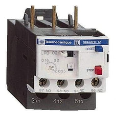 Schneider Electric - 0.63 to 1 Amp, 690 VAC, Thermal IEC Overload Relay - Trip Class 10A, For Use with LC1D09 and LC1D38 - Strong Tooling