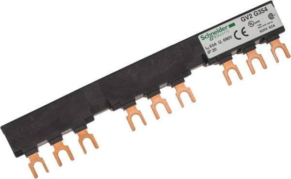 Schneider Electric - Circuit Breaker Comb Busbar - Use with Linergy, TeSys D, TeSys GV2, TeSys K, TeSys U - Strong Tooling