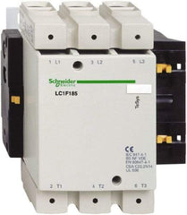 Schneider Electric - 3 Pole, 185 Amp at 440 VAC and 275 Amp at 440 VAC, Nonreversible IEC Contactor - Bureau Veritas, CCC, CSA, DNV, EN/IEC 60947-1, EN/IEC 60947-4-1, GL, JEM 1038, LROS, RINA, RMRoS, RoHS Compliant, UL Listed - Strong Tooling