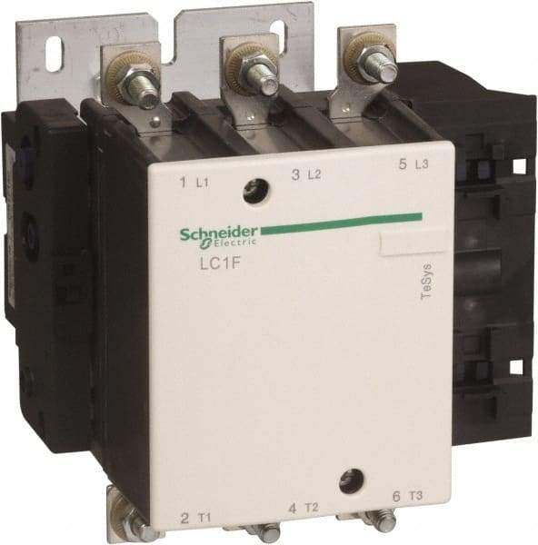 Schneider Electric - 3 Pole, 110 Coil VAC, 265 Amp at 440 VAC, Nonreversible IEC Contactor - Bureau Veritas, CCC, CSA, DNV, EN/IEC 60947-1, EN/IEC 60947-4-1, GL, JEM 1038, LROS, RINA, RMRoS, RoHS Compliant, UL Listed - Strong Tooling