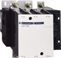 Schneider Electric - 3 Pole, 115 Amp at 440 VAC and 200 Amp at 440 VAC, Nonreversible IEC Contactor - Bureau Veritas, CCC, CSA, DNV, EN/IEC 60947-1, EN/IEC 60947-4-1, GL, JEM 1038, LROS, RINA, RMRoS, RoHS Compliant, UL Listed - Strong Tooling