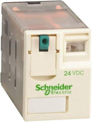 Schneider Electric - 3,000 VA Power Rating, Electromechanical Plug-in General Purpose Relay - 12 Amp at 250/277 VAC & 28 VDC, 6 Amp at 250 VAC & 28 VDC, 2CO, 24 VDC - Strong Tooling