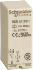 Schneider Electric - 4,000 VA Power Rating, Electromechanical Plug-in General Purpose Relay - 16 Amp at 250 VAC & 28 VDC, 1CO, 120 VAC - Strong Tooling