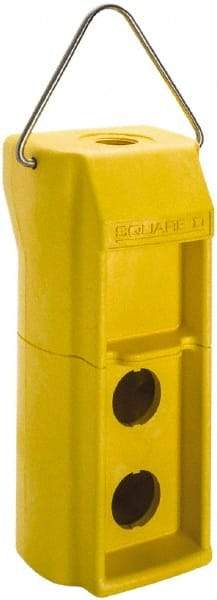 Square D - 2 Hole, 30mm Hole Diameter, Pushbutton Switch Enclosure - Strong Tooling