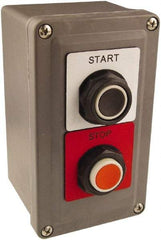 Schneider Electric - 2 Operator, Pushbutton Control Station - Up-Down (Legend), Momentary Switch, 2NO/2NC Contact, NEMA 1, 13, 3, 4 - Strong Tooling