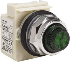 Schneider Electric - 28 V Green Lens Indicating Light - Screw Clamp Connector - Strong Tooling