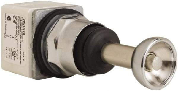 Schneider Electric - 3 Position, Knob Handle, Momentary (MO) Joystick Operator Switch - Panel Mount, IP66, 30mm Mount Hole Diameter - Strong Tooling