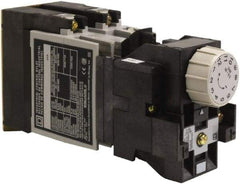 Square D - Time Delay Relay - 5 & 10 Contact Amp, 110 VAC at 50 Hz & 120 VAC at 60 Hz - Strong Tooling