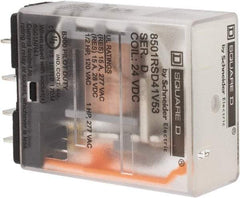 Square D - Electromechanical Plug-in General Purpose Relay - 12 Amp at 240 VAC, SPDT, 24 VDC - Strong Tooling