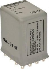 Square D - Electromechanical Plug-in General Purpose Relay - 5 Amp at 240 VAC, 4PDT, 24 VDC - Strong Tooling