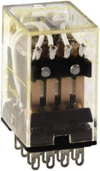 Square D - Electromechanical Plug-in General Purpose Relay - 5 Amp at 240 VAC, 4PDT, 24 VDC - Strong Tooling