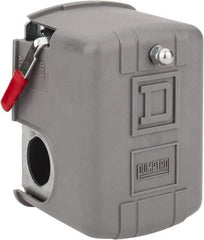 Square D - 1 and 3R NEMA Rated, 70 to 150 psi, Electromechanical Pressure and Level Switch - Fixed Pressure, 575 VAC, L1-T1, L2-T2 Terminal, For Use with Square D Pumptrol - Strong Tooling