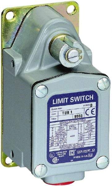 Square D - SPDT, 600 VAC, Screw Terminal, Rotary Spring Return Actuator, General Purpose Limit Switch - 1, 2, 4, 12, 13 NEMA Rating, IP67 IPR Rating - Strong Tooling