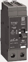 Square D - 30 Amp, 480Y/277 V, 2 Pole, Bolt On Miniature Circuit Breaker - 35 kA Breaking Capacity, 12, 14 AWG - Strong Tooling