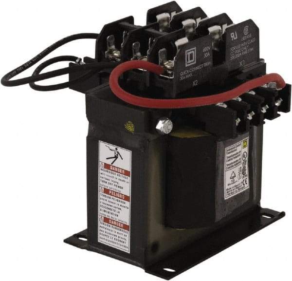 Square D - 1 Phase, 300 VA, Top Mount Fuse Block Control Transformer - Strong Tooling