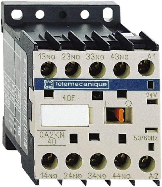 Schneider Electric - 4NO, 220-230 VAC at 50/60 Hz Control Relay - 17 V - Strong Tooling