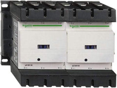 Schneider Electric - 3 Pole, 120 Coil VAC at 50/60 Hz, 115 Amp at 440 VAC, Reversible IEC Contactor - 3 Phase hp: 100 at 575/600 VAC, 30 at 200/208 VAC, 40 at 230/240 VAC, 75 at 460/480 VAC - Strong Tooling