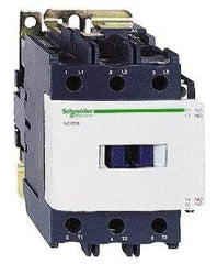 Schneider Electric - 3 Pole, 120 Coil VAC at 50/60 Hz, 95 Amp at 440 VAC, Nonreversible IEC Contactor - Bureau Veritas, CCC, CSA C22.2 No. 14, DNV, EN/IEC 60947-4-1, EN/IEC 60947-5-1, GL, GOST, LROS, RINA, UL 508 - Strong Tooling