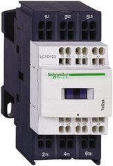 Schneider Electric - 3 Pole, 110 Coil VAC at 50/60 Hz, 16 Amp at 440 VAC and 9 Amp at 440 VAC, Nonreversible IEC Contactor - 1 Phase hp: 0.5 at 115 VAC, 1 at 230/240 VAC, 3 Phase hp: 2 at 200/208 VAC, 2 at 230/240 VAC, 5 at 460/480 VAC, 7.5 at 575/600 VAC - Strong Tooling