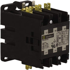 Square D - 3 Pole, 50 Amp Inductive Load, Definite Purpose Contactor - 65 Amp Resistive Rating - Strong Tooling