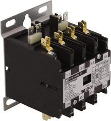 Square D - 4 Pole, 20 Amp Inductive Load, 24 Coil VAC at 50/60 Hz, Definite Purpose Contactor - Phase 1 and Phase 3 Hp:  1.5 at 115 VAC, 3 at 230 VAC, 7.5 at 230 VAC, 7.5 at 460 VAC, 7.5 at 575 VAC, 30 Amp Resistive Rating, CE, CSA, UL Listed - Strong Tooling