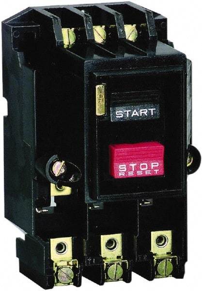 Square D - 2 Poles, M-0 NEMA, Open Pushbutton Manual Motor Starter - 1 hp at 115 VAC & 2 hp at 230 VAC, CSA & UL Listed - Strong Tooling