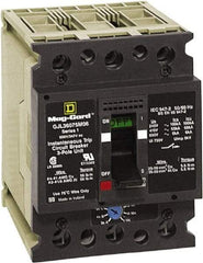 Square D - 50 Continuous Amp, Motor Circuit Protector - 3 Pole, 150 to 550 A Trip Setting - Strong Tooling