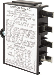 Square D - 100 Amp Circuit Breaker Jumper Bar Assembly - Use with QOU Circuit Breaker - Strong Tooling