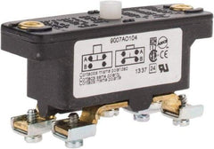 Square D - 0.25 Amp at 125 VDC, 5 Amp at 600 VAC, SPDT-DB, Basic Snap Switch - 600 V, Screw Terminal, 0.69 Lb Max Operating Force, 2-1/2 Inch High x 0.83 Inch Long x 1.03 Inch Wide, -20 to 185°F - Strong Tooling