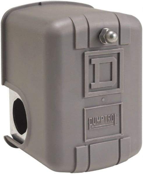 Square D - 1 and 3R NEMA Rated, 70 to 150 psi, Electromechanical Pressure and Level Switch - Fixed Pressure, L1-T1, L2-T2 Terminal, For Use with Square D Pumptrol - Strong Tooling