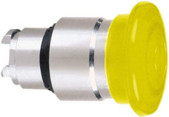 Schneider Electric - 22mm Mount Hole, Extended Mushroom Head, Pushbutton Switch Only - Round, Orange Pushbutton, Nonilluminated, Momentary (MO) - Strong Tooling