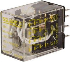 Square D - Electromechanical Plug-in General Purpose Relay - 5 Amp at 240 VAC, 4PDT, 12 VDC - Strong Tooling