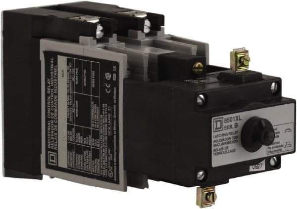 Square D - Electromechanical Screw Clamp General Purpose Relay - 10 Amp at 600 VAC, 4NO, 110 VAC at 50 Hz & 120 VAC at 60 Hz - Strong Tooling