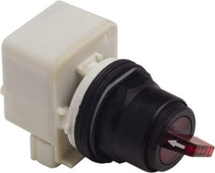 Schneider Electric - 30mm Mount Hole, 2 Position, Knob and Pushbutton Operated, Selector Switch Only - Red, Maintained (MA), without Contact Blocks, Anticorrosive, Weatherproof, Dust and Oil Resistant - Strong Tooling