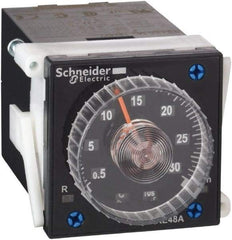 Schneider Electric - 300 hr Delay, Time Delay Relay - 5 Contact Amp, 24 to 240 VAC/VDC at 50/60 Hz - Strong Tooling