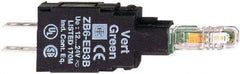 Schneider Electric - 12-24 VAC Red Lens LED Indicating Light - Quick Connect Connector, Shock Resistant, Vibration Resistant - Strong Tooling