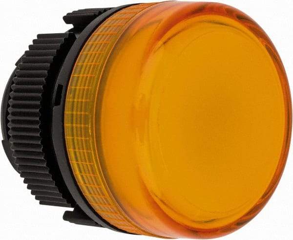 Schneider Electric - Yellow Lens Incandescent Pilot Light - Round Lens, Shock Resistant, Vibration Resistant - Strong Tooling