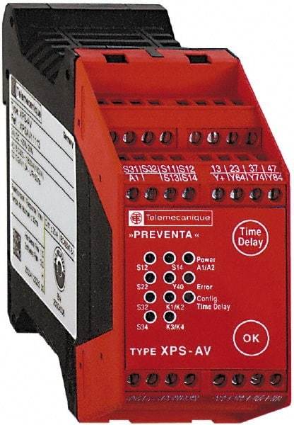 Schneider Electric - 24 VDC, Electromechanical & Solid State Screw Clamp General Purpose Relay - 6 Amp at 24 VDC, 45mm Wide x 99mm High x 114mm Deep - Strong Tooling