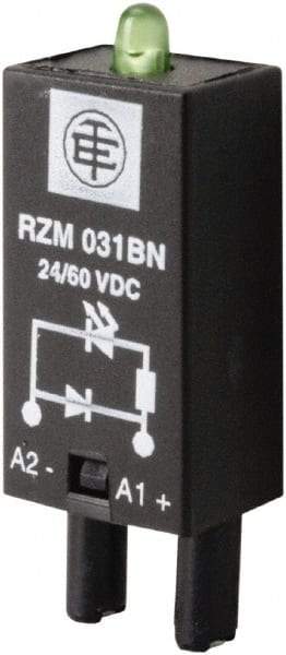 Schneider Electric - 24-60 VDC, Relay Protection Module - For Use with RGZ Sockets (RXG Series), RSZ Sockets (RSB Series) - Strong Tooling