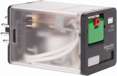 Schneider Electric - 3 at 60 Hz VA Power Rating, Octal Electromechanical Plug-in General Purpose Relay - 10 Amp at 250 VAC, 3PDT, 120 VAC, 35mm Wide x 56mm High x 35.4mm Deep - Strong Tooling