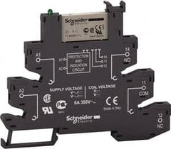 Schneider Electric - 1,500 VA Power Rating, Electromechanical Screw General Purpose Relay - 6 Amp at 12 V, SPDT, 12 VAC/VDC, 6.2mm Wide x 78.7mm High x 96mm Deep - Strong Tooling