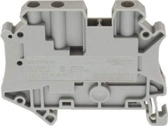 Schneider Electric - 1 Pole, 500 Volt, 41 Amp, -40 to 266°F, DIN Rail Mount, Polyamide Passthrough Terminal Block - 3 Contacts, 26 to 10 AWG Compatibility, 47-1/2mm High - Strong Tooling