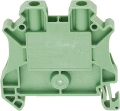 Schneider Electric - 1 Pole, 1,000 Volt, 32 Amp, -40 to 266°F, DIN Rail Mount, Polyamide Passthrough Terminal Block - 2 Contacts, 26 to 10 AWG Compatibility, 47-1/2mm High - Strong Tooling