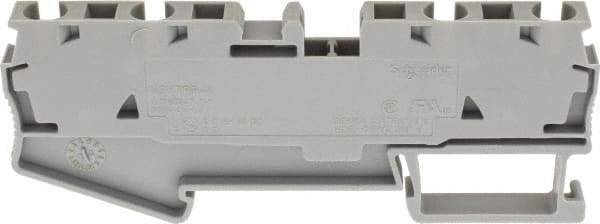 Schneider Electric - 1 Pole, 800 Volt, 32 Amp, -40 to 266°F, DIN Rail Mount, Polyamide Passthrough Terminal Block - 4 Contacts, 28 to 10 AWG Compatibility, 36-1/2mm High - Strong Tooling