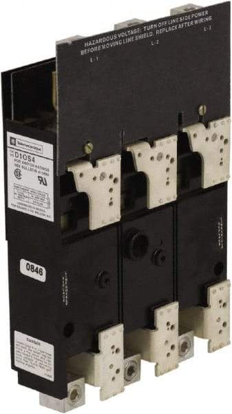 Square D - 1 & 3 Phase, 600VAC, 1 Pole, 4, Open Nonfused Cam & Disconnect Switch - 1 Wire - Strong Tooling