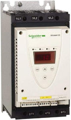 Schneider Electric - 75 Amp, 208 to 600 Coil VAC, 50/60 Hz, IEC Motor Starter - 1 Phase Hp: 20 at 208 Volt, 25 at 230 Volt, 3 Phase Hp: 50 at 460 Volt, 60 at 575 Volt - Strong Tooling