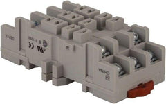 Square D - 11 Pins, 300 VAC, 15 Amp (UL and CSA), Square Relay Socket - DIN Rail Mount, Panel Mount, 2 Tiers, Screw Terminal - Strong Tooling