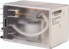 Square D - 8 Pins, 1 hp at 277 Volt & 1/3 hp at 120 Volt, 3 VA Power Rating, Square Electromechanical Plug-in General Purpose Relay - 10 Amp at 250 VAC, DPDT, 24 VDC, 34.9mm Wide x 50mm High x 35.4mm Deep - Strong Tooling