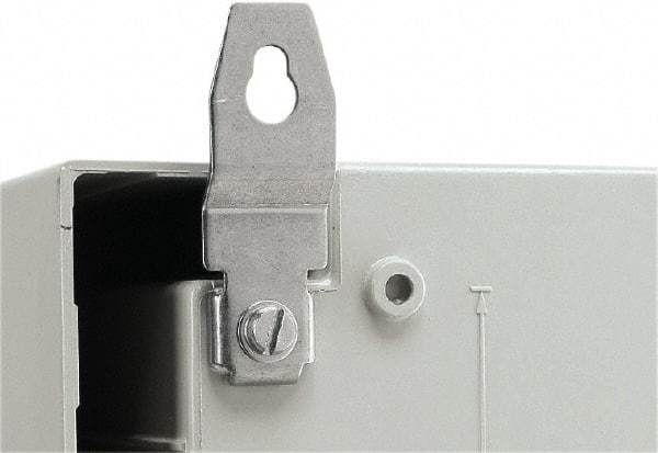 Schneider Electric - Electrical Enclosure Stainless Steel Wall Mount Lug - For Use with PLM3025-108 Wall Mounting Enclosure, RoHS Compliant, Includes Mounting Hardware - Strong Tooling